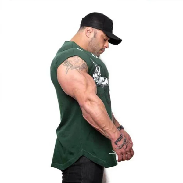 BULKING-T-shirt manches courtes en coton pour homme – Image 3