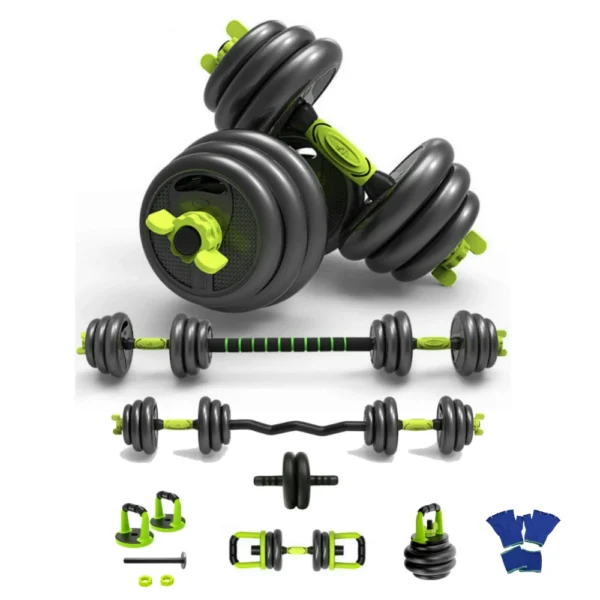 KIT D'HALTÈRE RÉGLABLE POIDS DE 10 À 40 KG, BARRE, KETTLEBELL POUR LA MUSCULATION, LIVRAISON GRATUITE